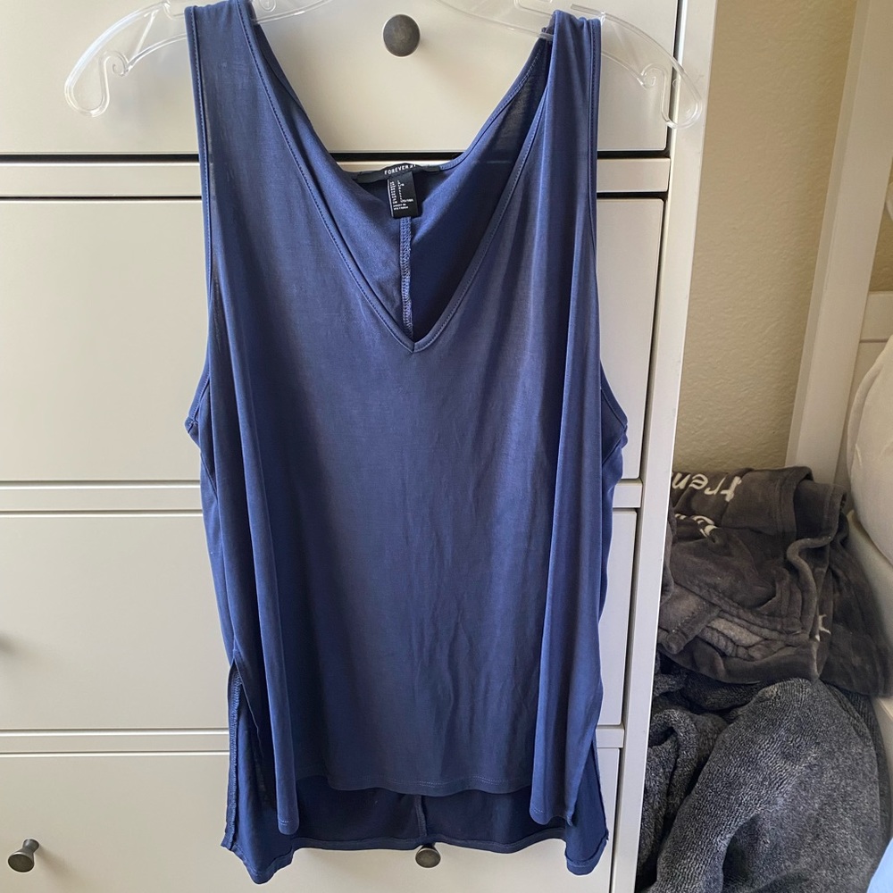 Blue Tank Top